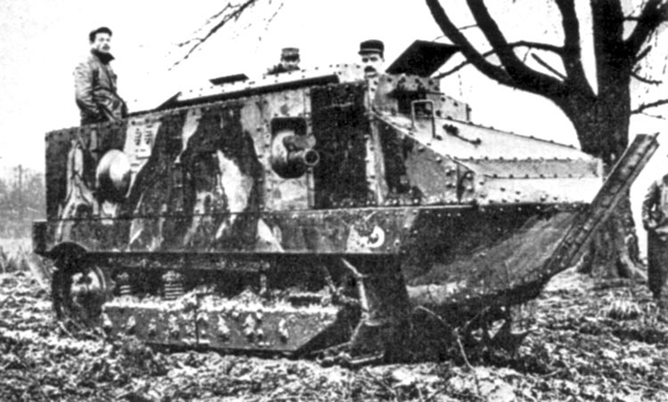 Schneider, Image vielle d'un tank